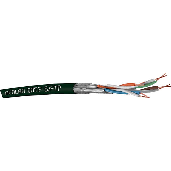 ACOME ACOLAN 1000SFP PE Kat.7 sw 4P S/FTP AWG23 schwa R7470A-T1000